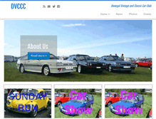 Tablet Screenshot of donegalvintageandclassiccarclub.com